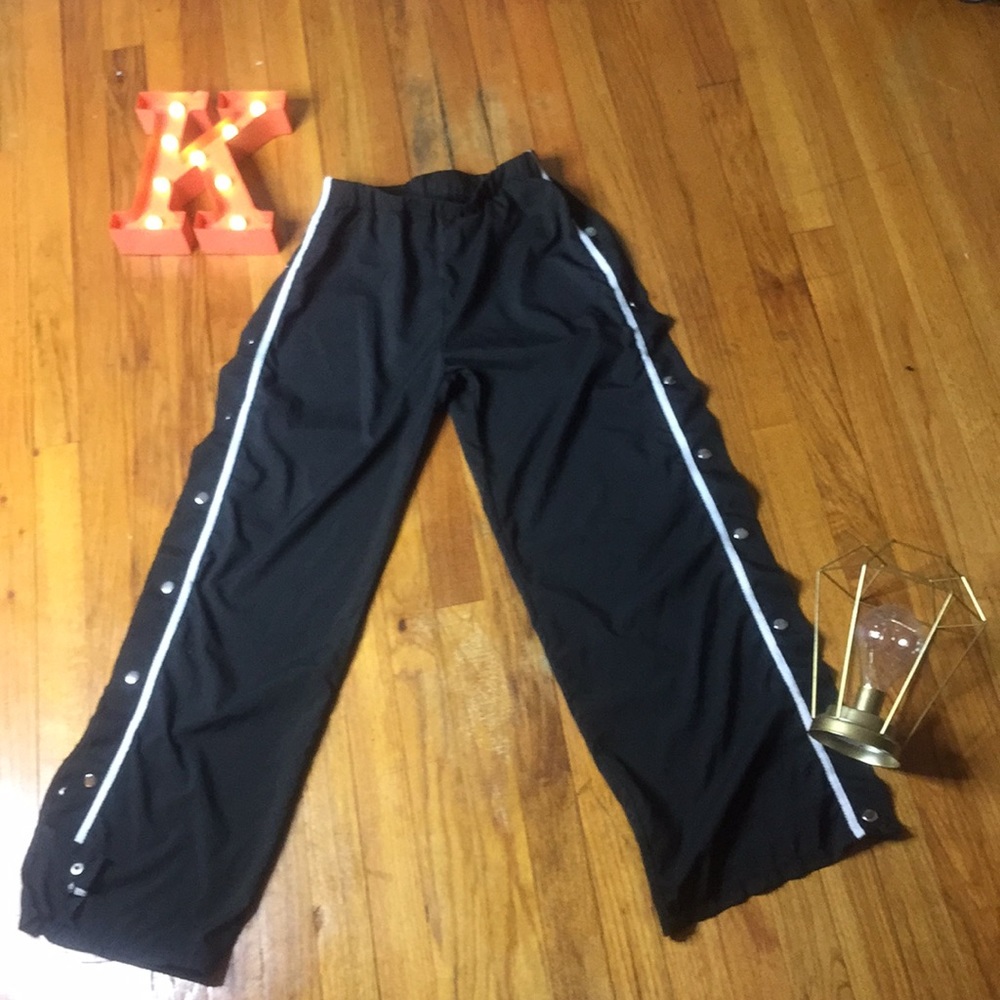 Black Jogger Pants with Split on sides